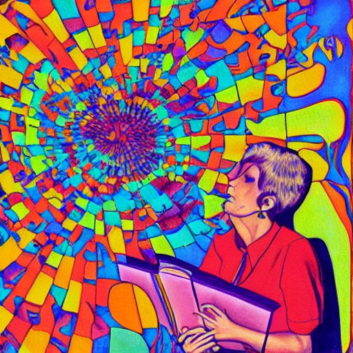 , Trippy maestra leyendo