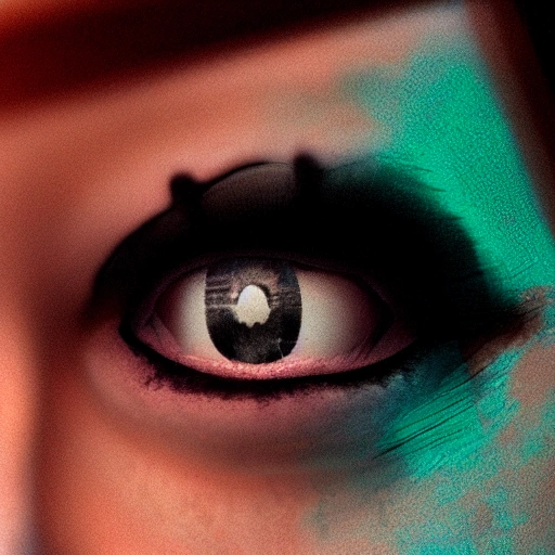 retrato de primer plano lateral de 1 chico cyberpunk, cara detallada, barba, ojos grises , foco, ciudad cyberpunk, cableado, multicolor, alto contraste vibrante, hiperrealista, fotográfico, 8k, luz ambiental épica, octanaje