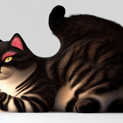 fat cat, beautiful, high contrast, 8K, hyper realism, full body photography, soft light, ultra-realistic,8k rendering