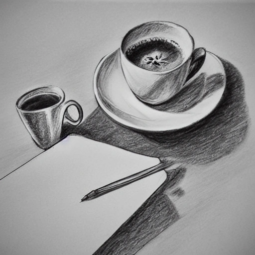 Coffee Splash Pencil drawing by Paul Stowe  Artfinder
