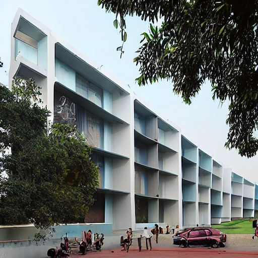 

The National Institute of Design in Hyderabad is a premier design institute that blends creativity, technology and sustainability. Designed by the renowned architect BV Doshi, the campus is a hub for innovation and a source of inspiration for aspiring designers. The NID campus offers a dynamic and vibrant atmosphere that promotes collaboration and growth in various design fields including textiles, product design, graphics and animation. With a focus on cultural heritage and cutting-edge design practices, students have the opportunity to turn their artistic visions into reality. Join the institute to be part of the design revolution shaping India's future. The design incorporates elements of art and culture, a 3D academic block, hostel blocks, a landscape, parking, canteen, sports complex, interior view, tree concept, cluster form, functional spaces, and a design evolution that aims to regenerate the area.
