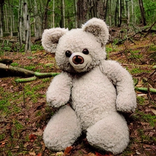 Dibuja un oso bebe en un bosque
, Trippy