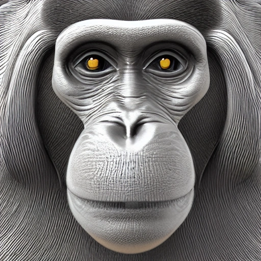 monkey, 3D