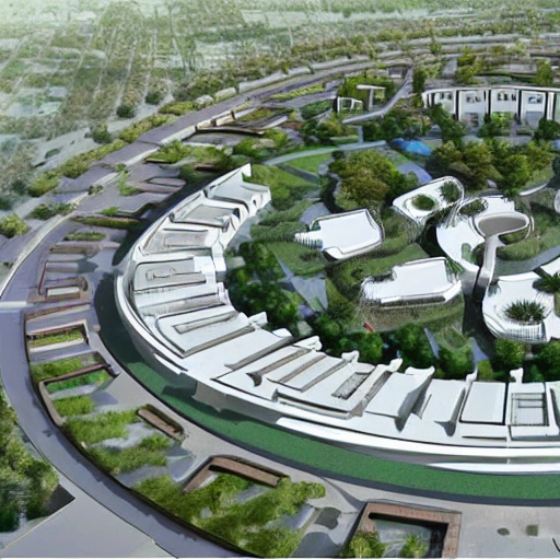 2d plan detail spaces for national instute of design campus in hydrabad 


