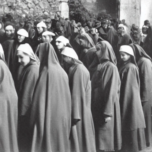 Mis relaciones con las monjas casi siempre han sido positivas, y se remontan a 1943, año en que las hermanas de San Vicente de Paúl prosiguieron mi alfabetización, ya iniciada en casa, e intentaron mi catolización, combatida desde casa. , Cartoon