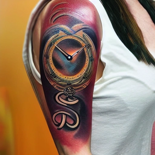 Geometric tattoo  clock tattoo  Wake up Tattoo Phuket