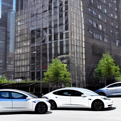 charging many Tesla model3 cars in Manhattan, 2D, zoom out