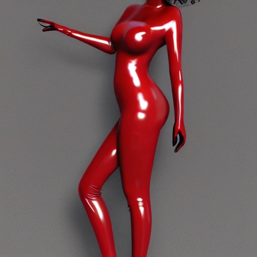 latex woman