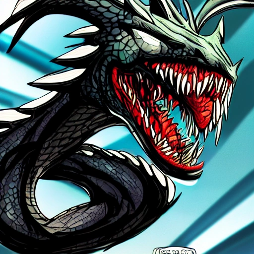 Dragon va Venom, Cartoon