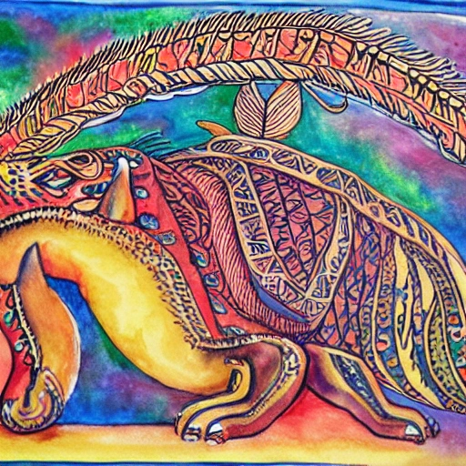 El tiempo del jaguar, la senda de la ayahuasca, Water Color