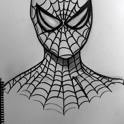 spiderman girl, Pencil Sketch - Arthub.ai
