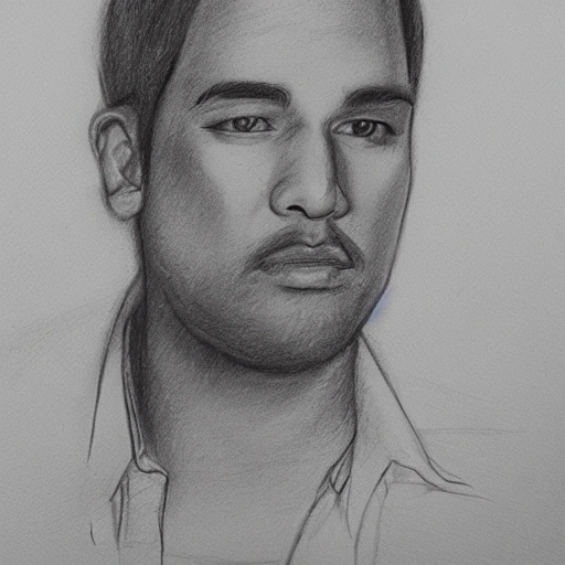 carlos, Pencil Sketch