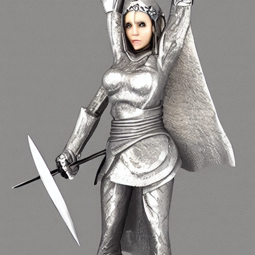 silver sabre woman hero