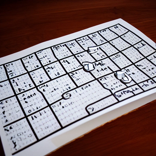 crossword puzzle of words
