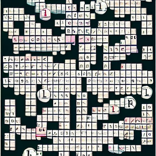 crossword puzzle of words
, Trippy