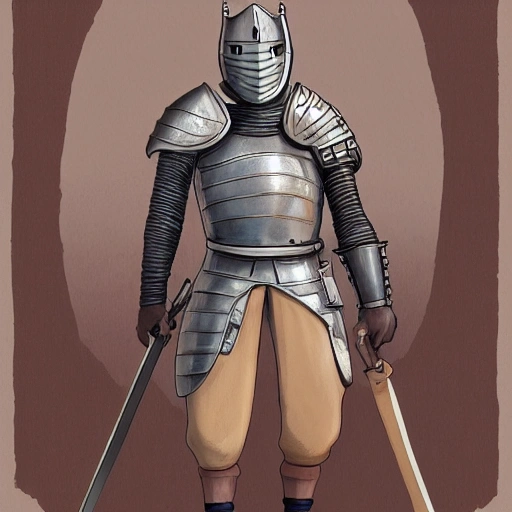 a handsome knight, highly detailed, 8k, digital art, ghibli studio style