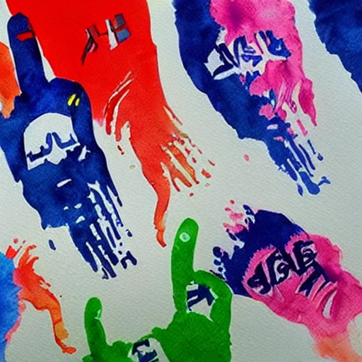 Eleven non-governmental associations have launched a campaign against racism and xenophobia , Water Color