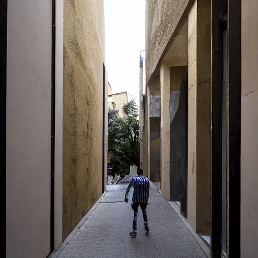 new specimens walk through another alley of El Gato that is no longer in a Madrid of stale bacon but perhaps at the foot of a magnificent Sainz de Oiza concrete for offices where the modern roam ruffians, criminals with gold Rolexes, thugs and commission agents dressed by Toni Miró who are reflected in the windows of a skyscraper by any Japanese architect, Trippy