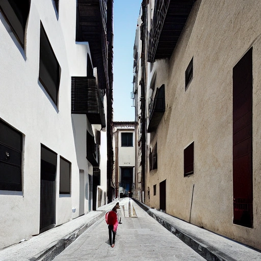 new specimens walk through another alley of El Gato that is no longer in a Madrid of stale bacon but perhaps at the foot of a magnificent Sainz de Oiza concrete for offices where the modern roam ruffians, criminals with gold Rolexes, thugs and commission agents dressed by Toni Miró who are reflected in the windows of a skyscraper by any Japanese architect, Cartoon