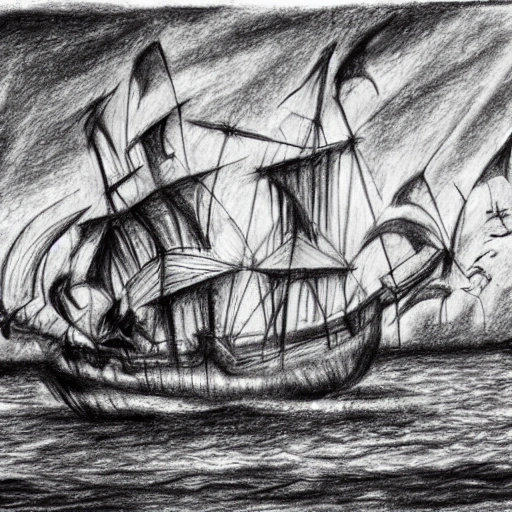Amazon.com: 3dRose Tall Ship Digital Art. Brig in Stormy Weather.  Lightnings - Drawing Books (db-375686-3)