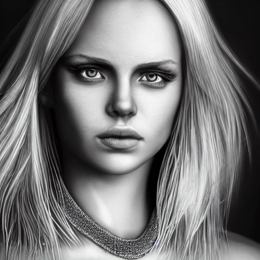 hyper-realistic portrait of sexy blond girl, in a swimming pool, having a luxurious necklaces, slim, detailed eyes, coherent symmetrical face, digital art, perfect anatomy, hyper detailed, highly intricate, concept art, award winning photograph, rim lighting, sharp focus, 8k resolution wallpaper, smooth, denoise