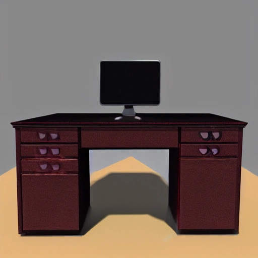 mary kay ash desk computer yong , 3D