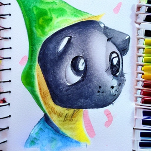 lele
, Water Color, Cartoon