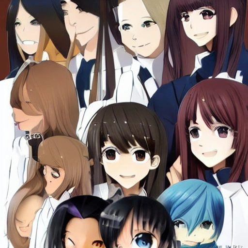 Crea en estilo anime profesional de alta calidad un personaje el cual aparente ser malvado con una leve sonrisa de satisfacción, tiene cabello largo, todo el personaje es de color blanco incluyendo el cabello, tiene ojos rasgados pero parecen estar agrietados como si fueran dos aperturas al infierno  sus líneas de dibujo son de un rojo brillante