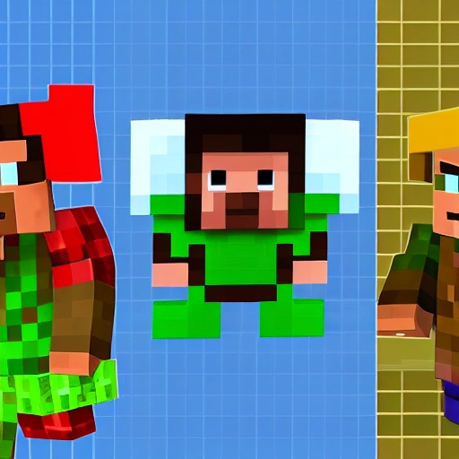 2D Minecraft sprite pack