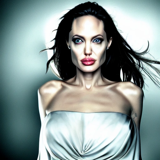 Angelina Jolie as a streeper. high definition, symmetrical face, perfect face, HDR, HD, 4k, 8k, photography