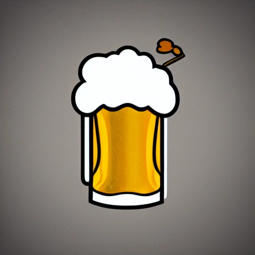 beer and tabaco 
Cartoon design 