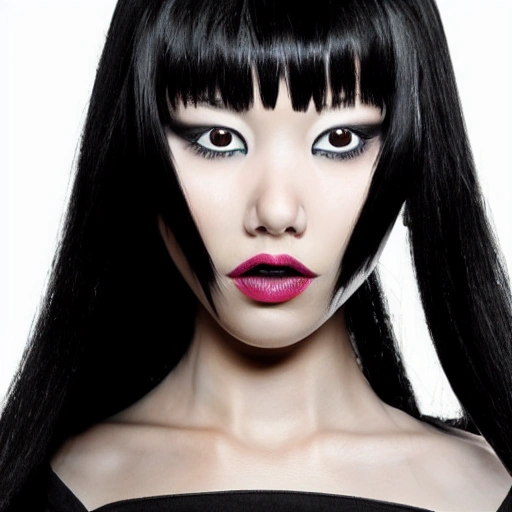 Alien woman black hair