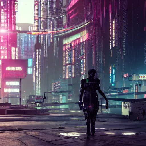  cyberpunk, tranquilized, hyperrealistic, photografic, ambient hard, octane render,zen