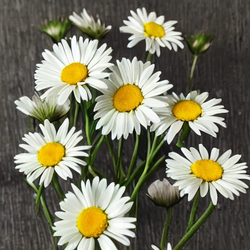 nordic style daisy flower