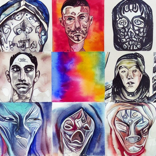 mendigo, chicago, mercenario, amnesia, soledad, desarraigo, Water Color, Trippy