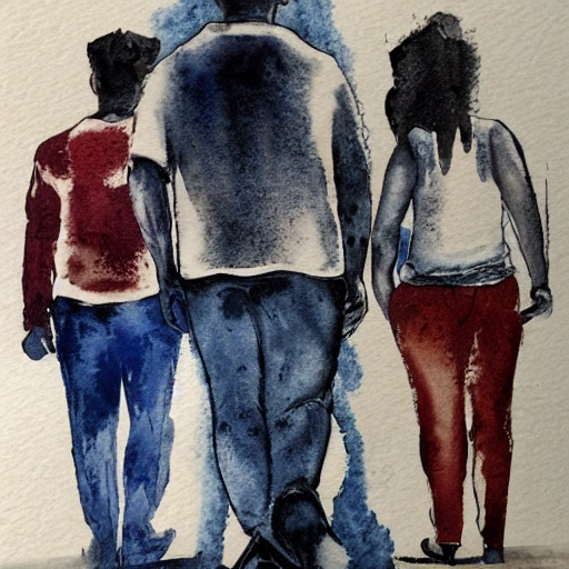 mendigo, chicago, mercenario, amnesia, soledad, desarraigo, peligro, Water Color