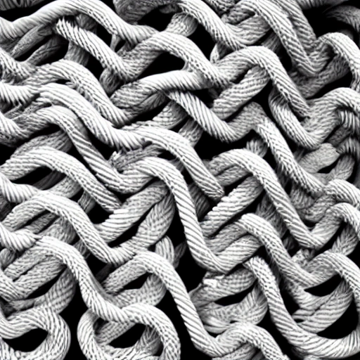 many knots in a thick rope