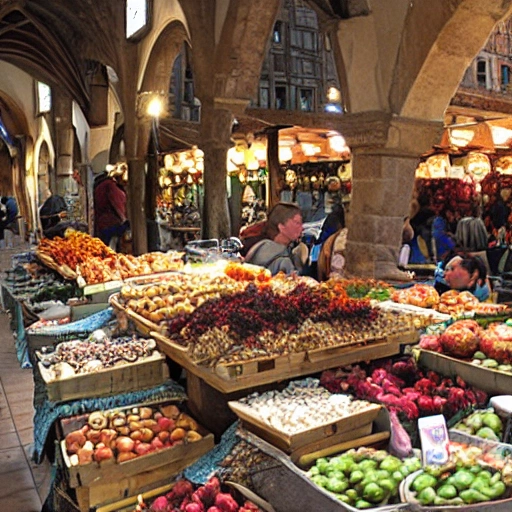 Medieval Spanish market
