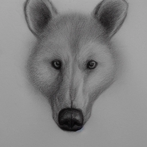 Natural místico,  oso mágico, , Pencil Sketch, Pencil Sketch