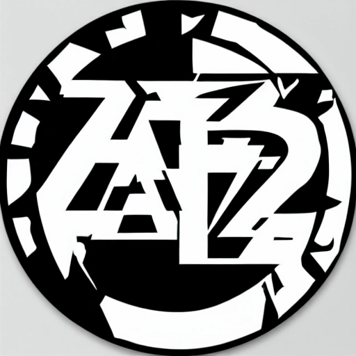 b.a.z. logo stickers 
