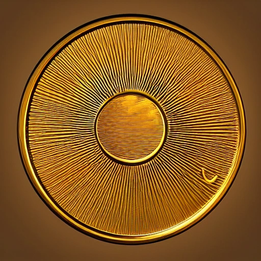 coin bright sun dark, 3D