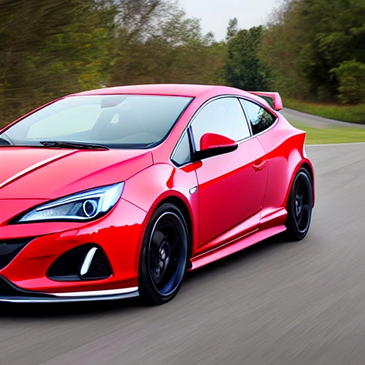 , Car, Detailed, Astra OPC, Sport, Real Image, Enlarge Fenders, Front View, Red, Full View, TCR, Full Image, Real