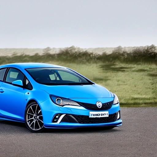 , Car, Detailed, Astra OPC, Sport, Real Image, Enlarge Fenders, Front View, Full View, TCR, Full Image, Real, Landscape, Realistic, Blue