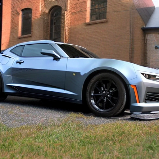 , Car, Detailed, Camaro, Sport, Real Image, Enlarge Fenders, Corvette, Hell Cat, Bumble Bee