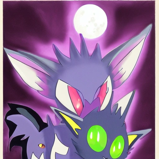 detailed, espeon and umbreon