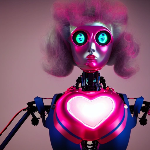 Detail body of 1 atomic heart girl robot, detailed face, spotlight, atomic heart, wired, multicolored, vibrant high contrast, hyperrealistic, photografic, 8k, epic ambient light, octane render