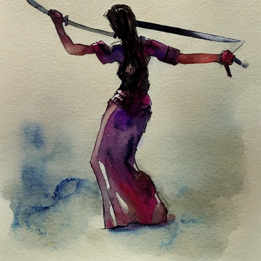 women with sword and big arms

, Water Color