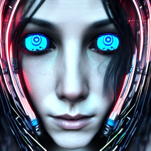 close up portrait of 1 cyberpunk girl, detailed face, spotlight, cyberpunk city, hyper realistic, photography, 8k, octane rendering, bitcoin investor, sexy girl, perfect symmetrical face, blue eyes, big boobs

