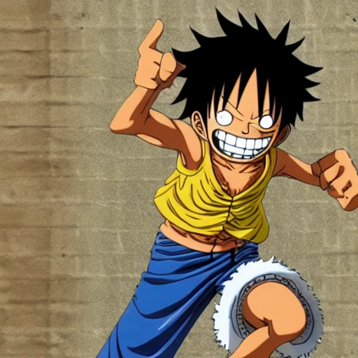 Luffy, One Piece character in gear 5 form