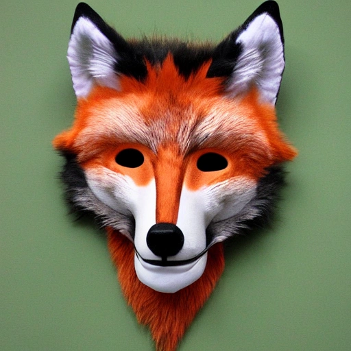 , Trippy FOX MASK KITZUNE FRONT